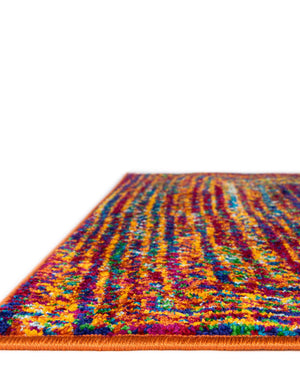 Multicolor 5' 3 x 8' Calypso Rectangle Area Rug 100% Polypropylene With Cotton Backing Colorful Vivid Traditional Design Carpet for Living Office Dining Rooms for Sale at Rug Engine