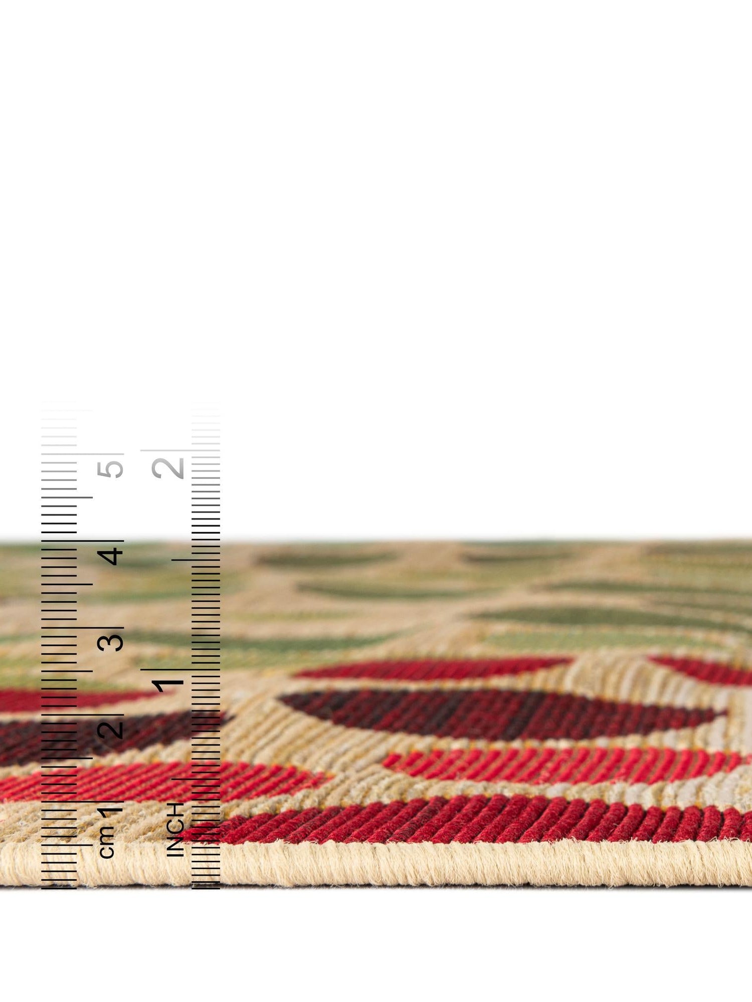 Beige 5' 3 x 5' 3 Outdoor Modern Octagon Area Rug Weather Resistant for Patio, Deck, Terrace, Balcony, Porch 100% Polypropylene Modern Outside Carpet for Sale at Rug Engine