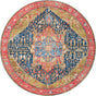 Multicolor 10' x 10' Outdoor Traditional Round Rug