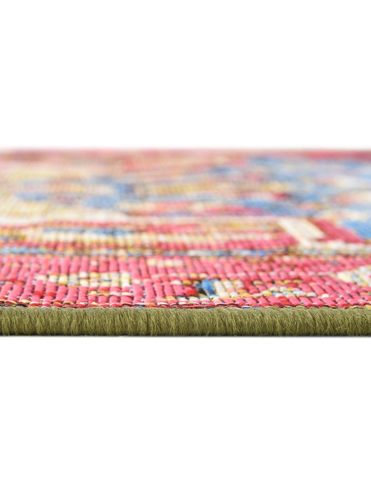 Multicolor 7' 1 x 7' 1 Outdoor Traditional Octagon Area Rug Weather Resistant for Patio, Deck, Terrace, Balcony, Porch Classical Design Outside Carpet for Sale at Rug Engine