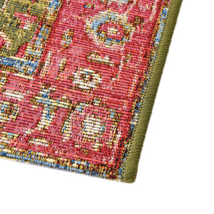Multicolor 7' 10 x 7' 10 Outdoor Traditional Octagon Area Rug Weather Resistant for Patio, Deck, Terrace, Balcony, Porch Classical Design Outside Carpet for Sale at Rug Engine
