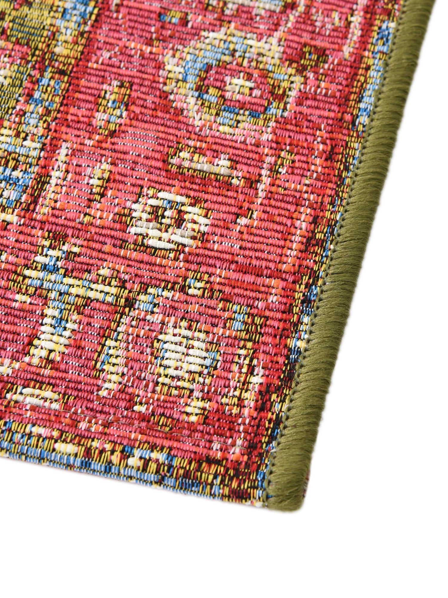 Multicolor 4' 1 x 4' 1 Outdoor Traditional Octagon Area Rug Weather Resistant for Patio, Deck, Terrace, Balcony, Porch Classical Design Outside Carpet for Sale at Rug Engine
