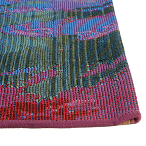 Multicolor 5' 3 x 5' 3 Outdoor Modern Octagon Area Rug Weather Resistant for Patio, Deck, Terrace, Balcony, Porch 100% Polypropylene Modern Outside Carpet for Sale at Rug Engine