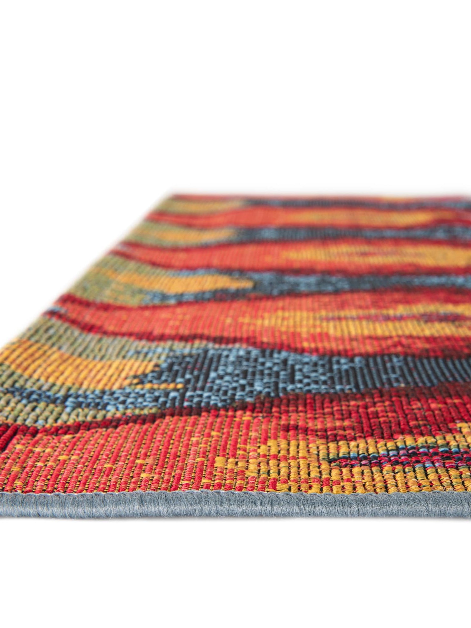 Multicolor 7' 1 x 7' 1 Outdoor Modern Octagon Area Rug Weather Resistant for Patio, Deck, Terrace, Balcony, Porch 100% Polypropylene Modern Outside Carpet for Sale at Rug Engine