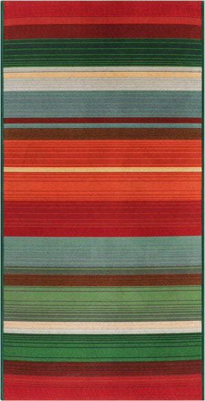 Multicolor 2' x 4' 1 Outdoor Modern Runner Area Rug Weather Resistant for Patio, Deck, Terrace, Balcony, Porch 100% Polypropylene Modern Outside Carpet for Sale at Rug Engine