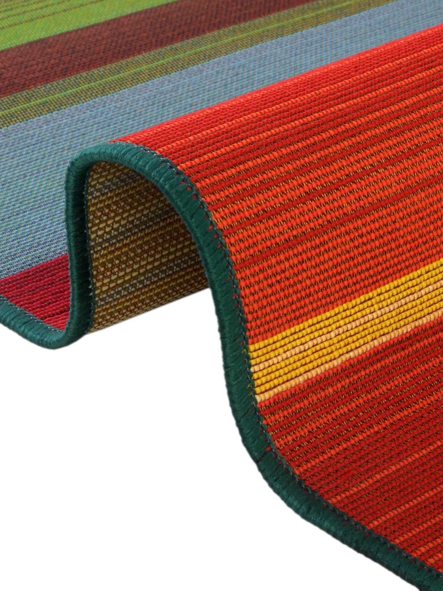 Multicolor 5' 3 x 5' 3 Outdoor Modern Octagon Area Rug Weather Resistant for Patio, Deck, Terrace, Balcony, Porch 100% Polypropylene Modern Outside Carpet for Sale at Rug Engine