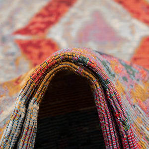 Multicolor 5' 3 x 5' 3 Outdoor Modern Octagon Rug