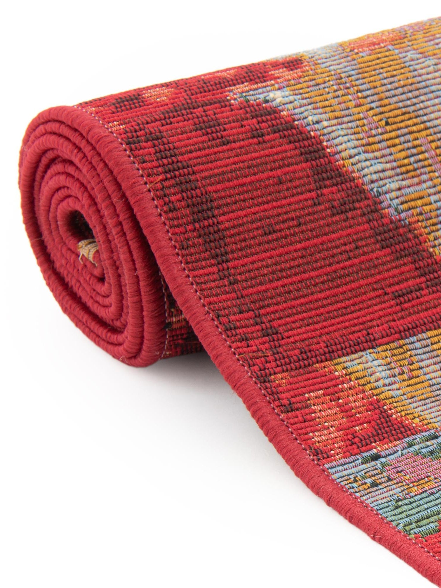 Multicolor 7' 10 x 10' Outdoor Modern Oval Area Rug Weather Resistant for Patio, Deck, Terrace, Balcony, Porch 100% Polypropylene Modern Outside Carpet for Sale at Rug Engine
