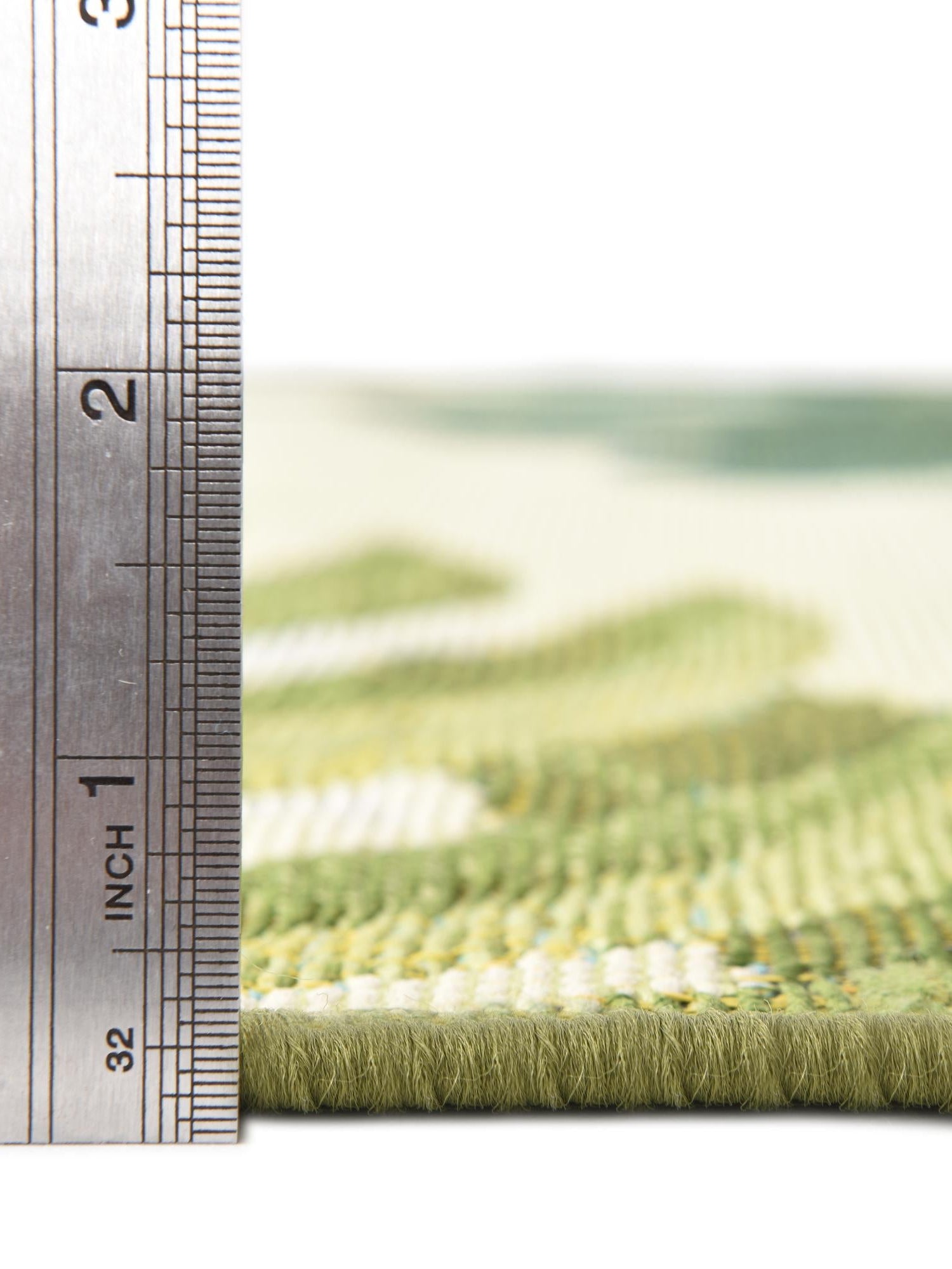 Green 7' 1 x 7' 1 Outdoor Botanical Octagon Area Rug Weather Resistant for Patio, Deck, Terrace, Balcony, Porch Polypropylene Garden Floral Tropical Carpet for Sale at Rug Engine
