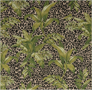 Green 10' x 10' Outdoor Botanical Square Area Rug Weather Resistant for Patio, Deck, Terrace, Balcony, Porch Polypropylene Garden Floral Tropical Carpet for Sale at Rug Engine