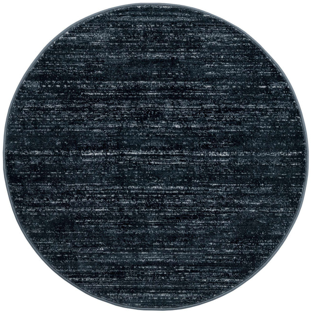Navy Blue 3' 3 x 3' 3 Jill Zarin Uptown Round Area Rug 70% Polypropylene & 30% Polyester  Contemporary Carpet for Living, Dining, Office, Bedroom for Sale at Rug Engine
