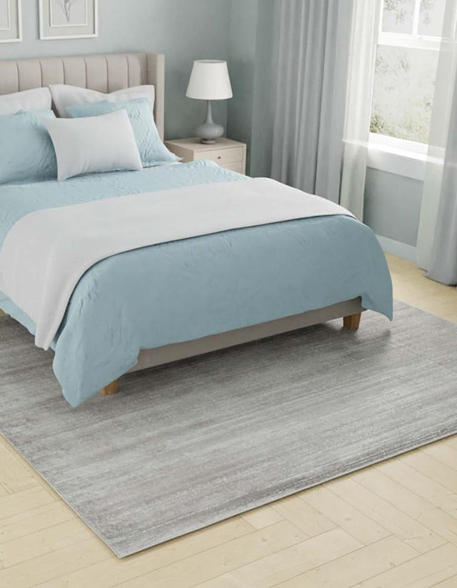 Gray 7' 10 x 7' 10 Jill Zarin Uptown Square Area Rug 70% Polypropylene & 30% Polyester  Contemporary Carpet for Living, Dining, Office, Bedroom for Sale at Rug Engine