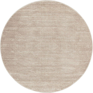 Brown 5' 3 x 5' 3 Jill Zarin Uptown Round Area Rug 70% Polypropylene & 30% Polyester  Contemporary Carpet for Living, Dining, Office, Bedroom for Sale at Rug Engine