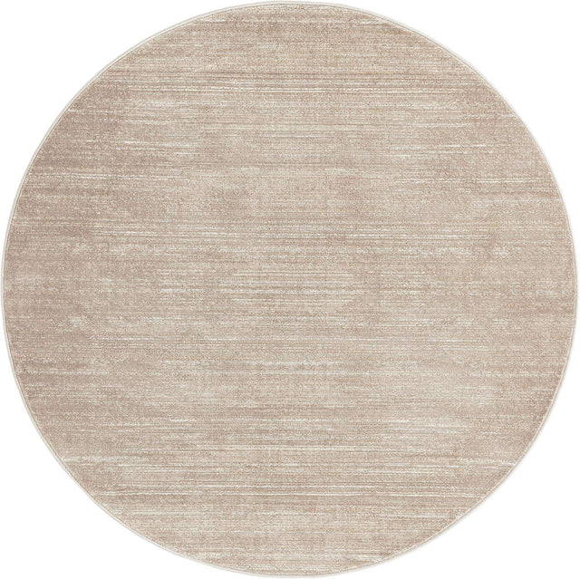 Brown 5' 3 x 5' 3 Jill Zarin Uptown Round Area Rug 70% Polypropylene & 30% Polyester  Contemporary Carpet for Living, Dining, Office, Bedroom for Sale at Rug Engine