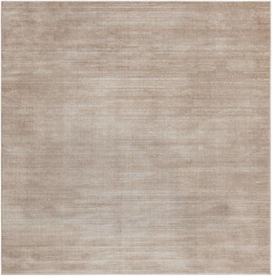 Brown 7' 10 x 7' 10 Jill Zarin Uptown Square Area Rug 70% Polypropylene & 30% Polyester  Contemporary Carpet for Living, Dining, Office, Bedroom for Sale at Rug Engine
