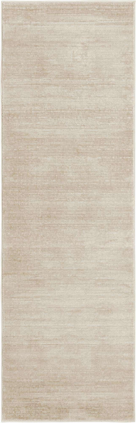 Beige 2' 7 x 8' Jill Zarin Uptown Runner Area Rug 70% Polypropylene & 30% Polyester  Contemporary Carpet for Living, Dining, Office, Bedroom for Sale at Rug Engine