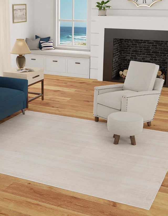 Beige 7' 10 x 7' 10 Jill Zarin Uptown Square Area Rug 70% Polypropylene & 30% Polyester  Contemporary Carpet for Living, Dining, Office, Bedroom for Sale at Rug Engine