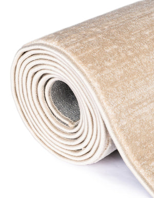 Beige 7' 10 x 7' 10 Jill Zarin Uptown Square Area Rug 70% Polypropylene & 30% Polyester  Contemporary Carpet for Living, Dining, Office, Bedroom for Sale at Rug Engine