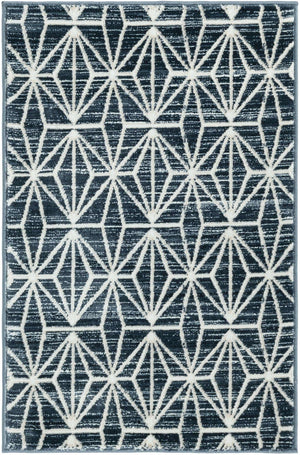 Navy Blue 2' x 3' 1 Jill Zarin Uptown Rectangle Area Rug 70% Polypropylene & 30% Polyester  Contemporary Carpet for Living, Dining, Office, Bedroom for Sale at Rug Engine