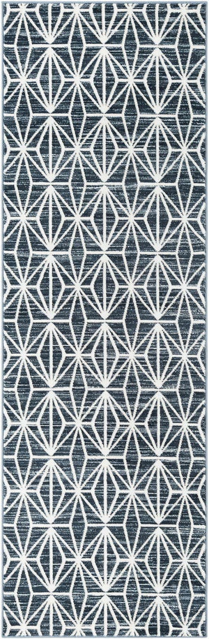 Navy Blue 2' 7 x 8' Jill Zarin Uptown Runner Area Rug 70% Polypropylene & 30% Polyester  Contemporary Carpet for Living, Dining, Office, Bedroom for Sale at Rug Engine
