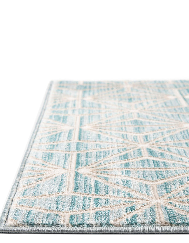 Blue 7' 10 x 7' 10 Jill Zarin Uptown Square Area Rug 70% Polypropylene & 30% Polyester  Contemporary Carpet for Living, Dining, Office, Bedroom for Sale at Rug Engine