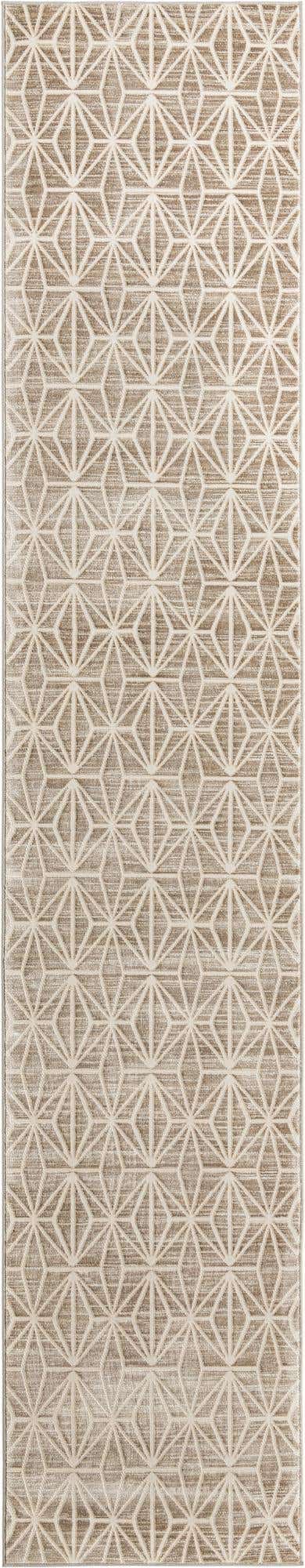 Brown 2' 7 x 13' 11 Jill Zarin Uptown Runner Area Rug 70% Polypropylene & 30% Polyester  Contemporary Carpet for Living, Dining, Office, Bedroom for Sale at Rug Engine