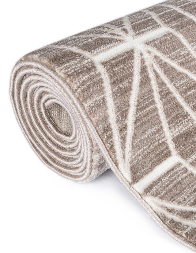 Brown 7' 10 x 7' 10 Jill Zarin Uptown Square Area Rug 70% Polypropylene & 30% Polyester  Contemporary Carpet for Living, Dining, Office, Bedroom for Sale at Rug Engine