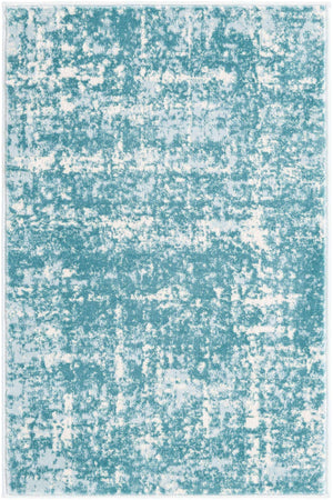 Turquoise 2' x 3' 1 Jill Zarin Uptown Rectangle Area Rug 70% Polypropylene & 30% Polyester  Contemporary Carpet for Living, Dining, Office, Bedroom for Sale at Rug Engine