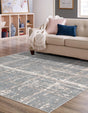 Gray 7' 10 x 7' 10 Jill Zarin Uptown Square Area Rug 70% Polypropylene & 30% Polyester  Contemporary Carpet for Living, Dining, Office, Bedroom for Sale at Rug Engine