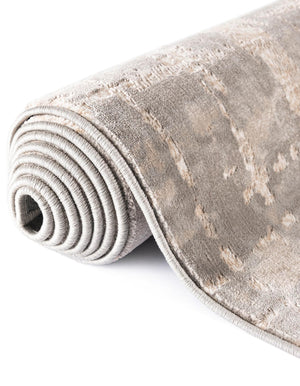 Gray 7' 10 x 7' 10 Jill Zarin Uptown Square Area Rug 70% Polypropylene & 30% Polyester  Contemporary Carpet for Living, Dining, Office, Bedroom for Sale at Rug Engine