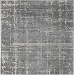 Gray 7' 10 x 7' 10 Jill Zarin Uptown Square Area Rug 70% Polypropylene & 30% Polyester  Contemporary Carpet for Living, Dining, Office, Bedroom for Sale at Rug Engine