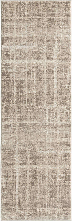Light Brown 2' 7 x 8' Jill Zarin Uptown Runner Area Rug 70% Polypropylene & 30% Polyester  Contemporary Carpet for Living, Dining, Office, Bedroom for Sale at Rug Engine