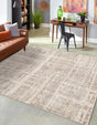 Light Brown 7' 10 x 7' 10 Jill Zarin Uptown Square Area Rug 70% Polypropylene & 30% Polyester  Contemporary Carpet for Living, Dining, Office, Bedroom for Sale at Rug Engine