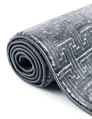 Navy Blue 7' 10 x 7' 10 Jill Zarin Uptown Square Area Rug 70% Polypropylene & 30% Polyester  Contemporary Carpet for Living, Dining, Office, Bedroom for Sale at Rug Engine