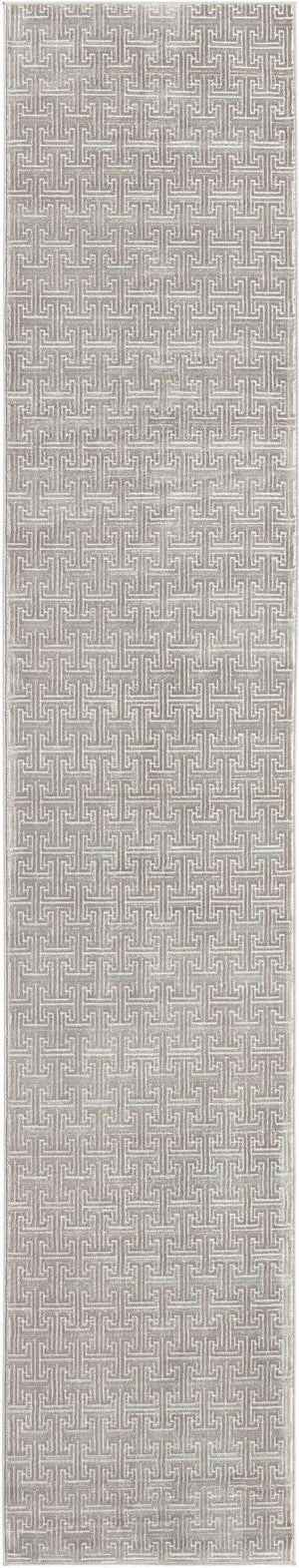 Gray 2' 7 x 13' 11 Jill Zarin Uptown Runner Area Rug 70% Polypropylene & 30% Polyester  Contemporary Carpet for Living, Dining, Office, Bedroom for Sale at Rug Engine