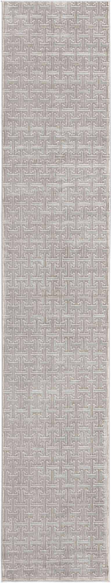 Gray 2' 7 x 13' 11 Jill Zarin Uptown Runner Area Rug 70% Polypropylene & 30% Polyester  Contemporary Carpet for Living, Dining, Office, Bedroom for Sale at Rug Engine
