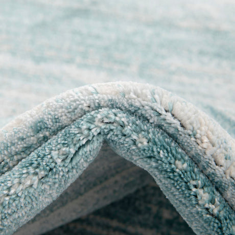 Turquoise 7' 10 x 7' 10 Jill Zarin Uptown Square Area Rug 70% Polypropylene & 30% Polyester  Contemporary Carpet for Living, Dining, Office, Bedroom for Sale at Rug Engine