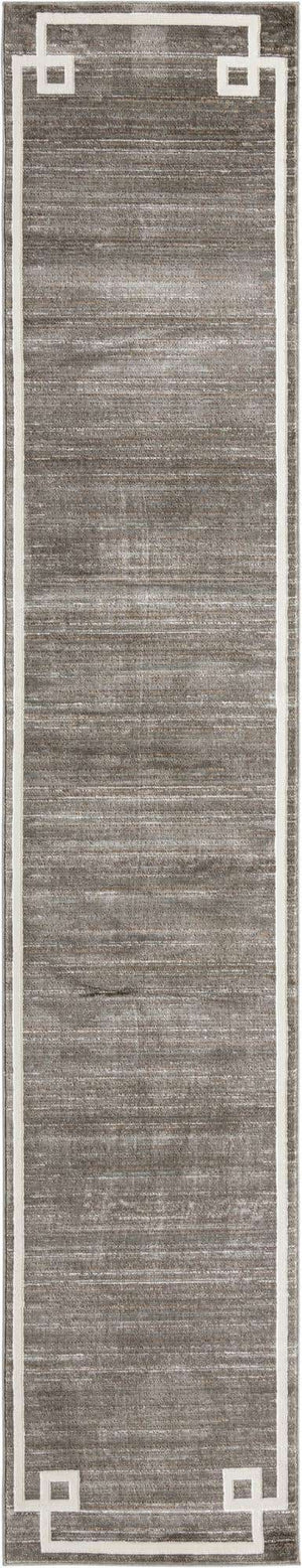 Gray 2' 7 x 13' 11 Jill Zarin Uptown Runner Area Rug 70% Polypropylene & 30% Polyester  Contemporary Carpet for Living, Dining, Office, Bedroom for Sale at Rug Engine