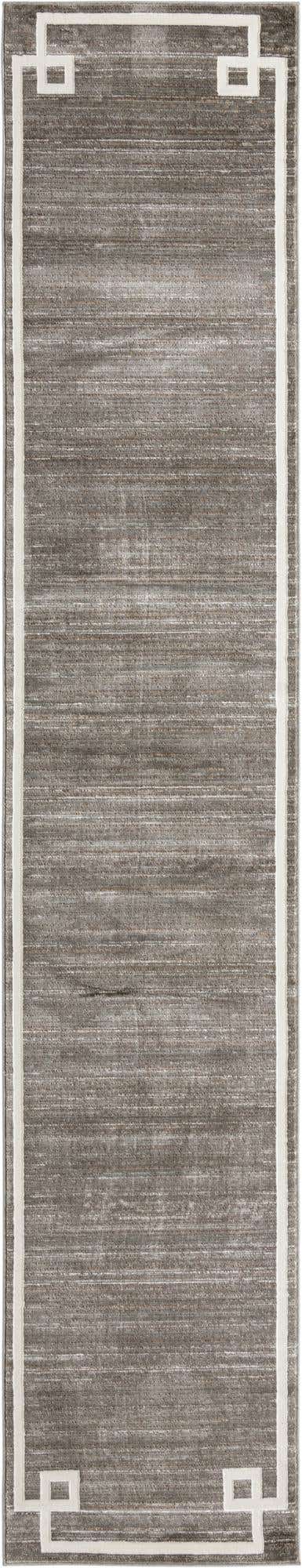 Gray 2' 7 x 13' 11 Jill Zarin Uptown Runner Area Rug 70% Polypropylene & 30% Polyester  Contemporary Carpet for Living, Dining, Office, Bedroom for Sale at Rug Engine