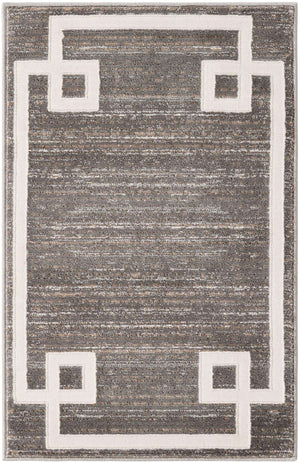 Gray 2' x 3' 1 Jill Zarin Uptown Rectangle Area Rug 70% Polypropylene & 30% Polyester  Contemporary Carpet for Living, Dining, Office, Bedroom for Sale at Rug Engine