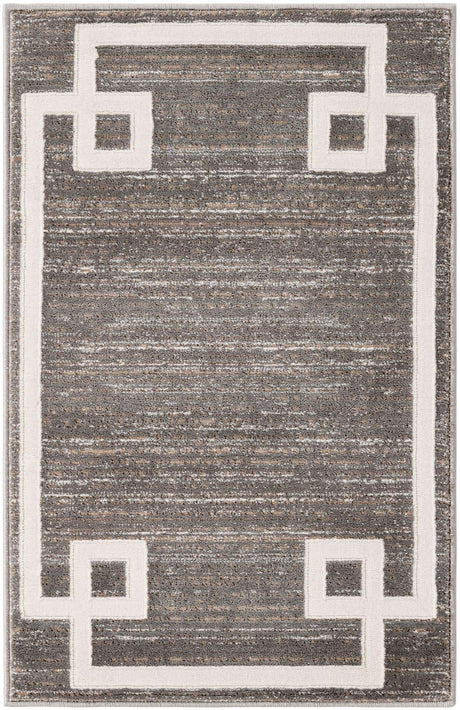 Gray 2' x 3' 1 Jill Zarin Uptown Rectangle Area Rug 70% Polypropylene & 30% Polyester  Contemporary Carpet for Living, Dining, Office, Bedroom for Sale at Rug Engine