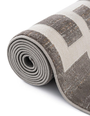 Gray 7' 10 x 7' 10 Jill Zarin Uptown Square Area Rug 70% Polypropylene & 30% Polyester  Contemporary Carpet for Living, Dining, Office, Bedroom for Sale at Rug Engine
