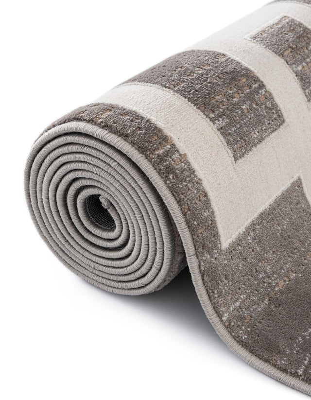Gray 7' 10 x 7' 10 Jill Zarin Uptown Square Area Rug 70% Polypropylene & 30% Polyester  Contemporary Carpet for Living, Dining, Office, Bedroom for Sale at Rug Engine
