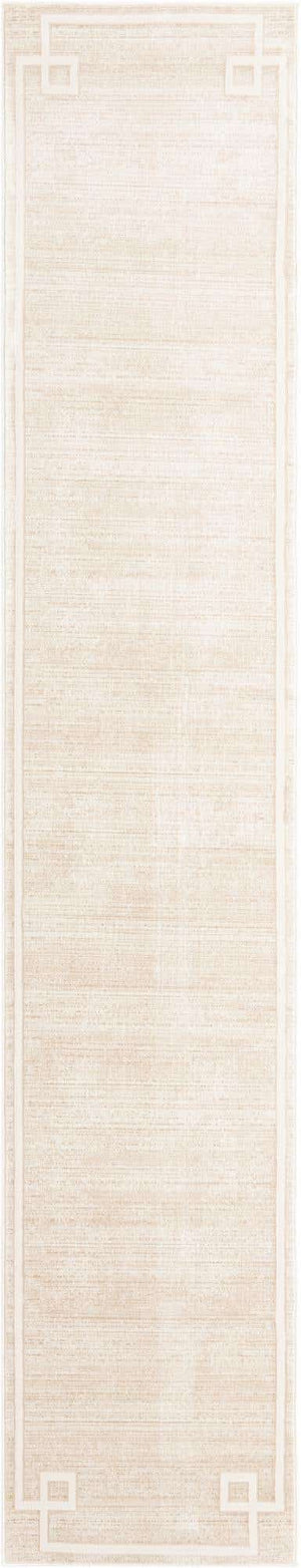 Beige 2' 7 x 13' 11 Jill Zarin Uptown Runner Area Rug 70% Polypropylene & 30% Polyester  Contemporary Carpet for Living, Dining, Office, Bedroom for Sale at Rug Engine