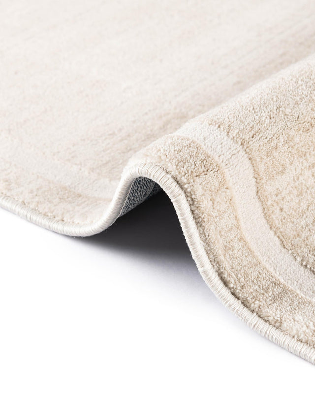 Beige 7' 10 x 7' 10 Jill Zarin Uptown Square Area Rug 70% Polypropylene & 30% Polyester  Contemporary Carpet for Living, Dining, Office, Bedroom for Sale at Rug Engine