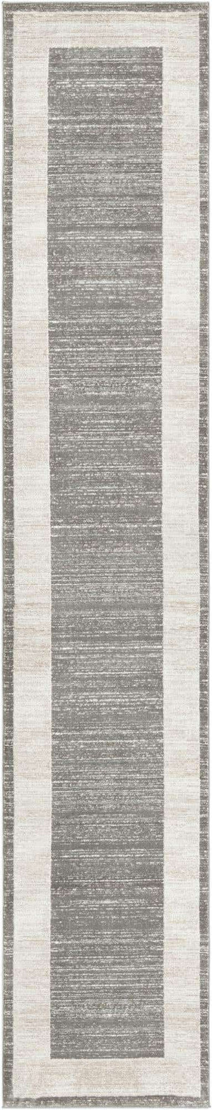 Gray 2' 7 x 13' 11 Jill Zarin Uptown Runner Area Rug 70% Polypropylene & 30% Polyester  Contemporary Carpet for Living, Dining, Office, Bedroom for Sale at Rug Engine