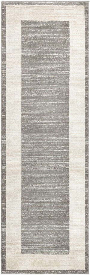 Gray 2' 7 x 8' Jill Zarin Uptown Runner Area Rug 70% Polypropylene & 30% Polyester  Contemporary Carpet for Living, Dining, Office, Bedroom for Sale at Rug Engine