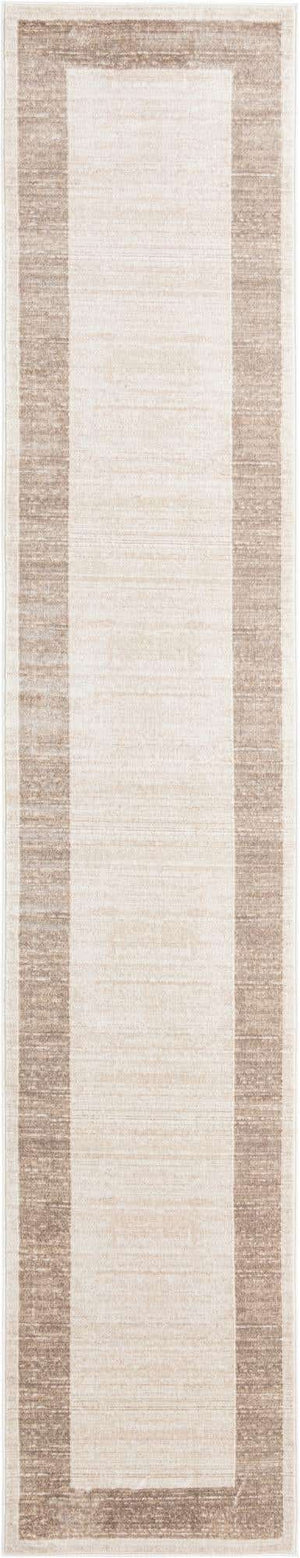 Beige 2' 7 x 13' 11 Jill Zarin Uptown Runner Area Rug 70% Polypropylene & 30% Polyester  Contemporary Carpet for Living, Dining, Office, Bedroom for Sale at Rug Engine