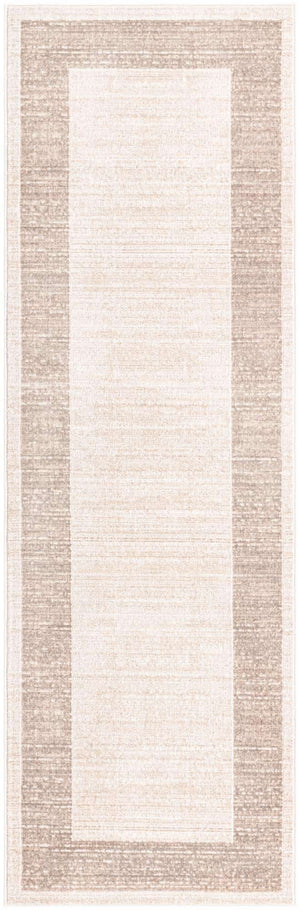 Beige 2' 7 x 8' Jill Zarin Uptown Runner Area Rug 70% Polypropylene & 30% Polyester  Contemporary Carpet for Living, Dining, Office, Bedroom for Sale at Rug Engine