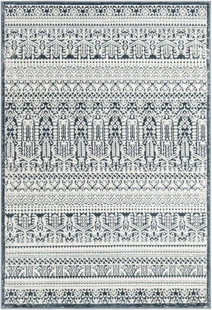 Blue 4' 1 x 6' 1 Jill Zarin Uptown Rectangle Area Rug 70% Polypropylene & 30% Polyester  Contemporary Carpet for Living, Dining, Office, Bedroom for Sale at Rug Engine